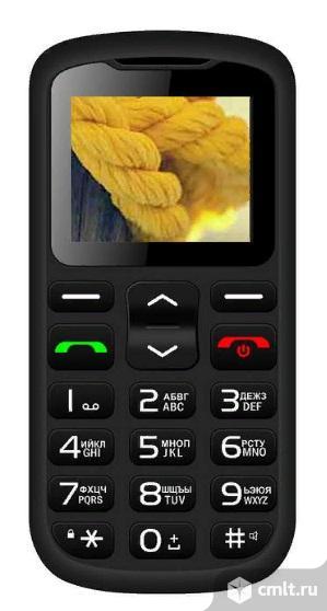 Как новый, большие кнопки 2 сим Сотовый телефон IRBIS SF63. Фото 1.