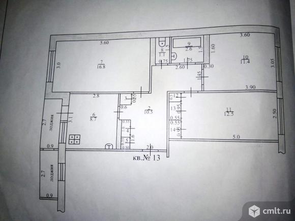 Продается 3-комн. квартира 66 м2. Фото 1.