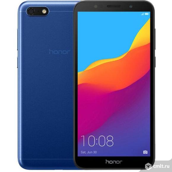Новый гарантия год 5.45" смартфон Honor 7A 16GB Blue. Фото 1.