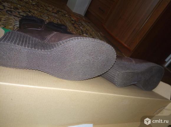 Сапоги женские натуральная кожа и мех. Фото 2.