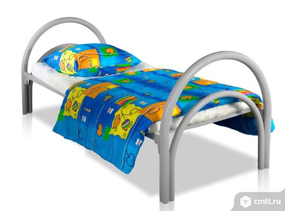 Кровати металлические двухъярусные. Фото 1.