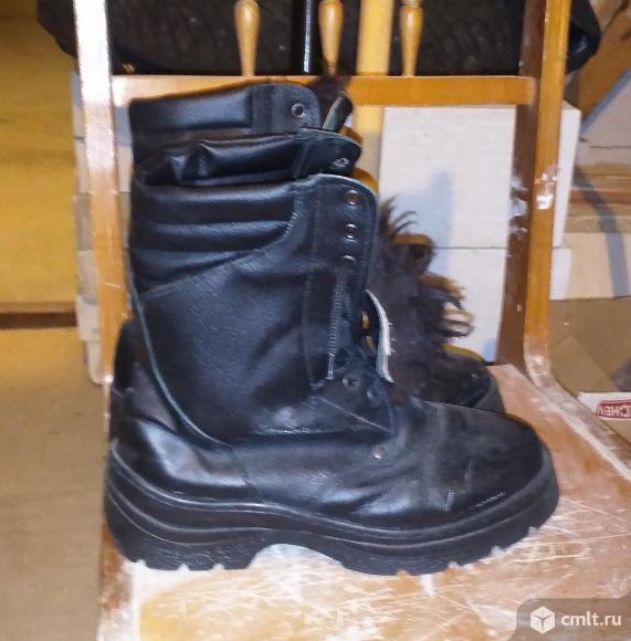 Берцы ботинки мужские 41 размер кожа новые. Фото 1.