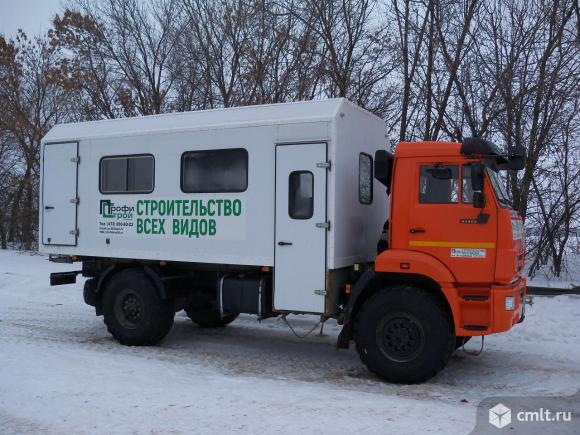 Аренда вахтового автобуса камаз-вездеход 4237. Фото 1.
