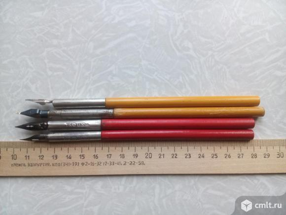 4 шт. Держатель для пера. + 4 пера СССР