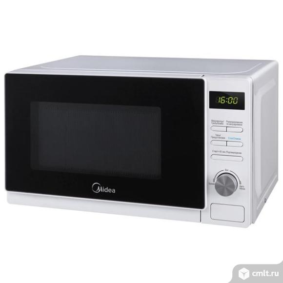 Новая, гарантия микроволновка с грилем Midea AG720C4E-W. Фото 1.