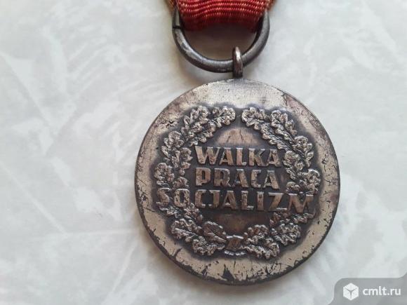 Польша юбилейная медаль 30 лет ПНР 1944 - 1974г.. Фото 4.