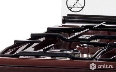 Газовая плита"Terra"c чугунной решёткой стола и интегрированным электро-розжигом. Фото 6.