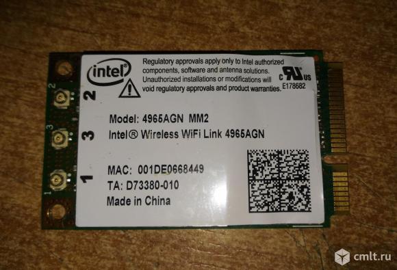 Wi-Fi адаптер Intel 300 Мбит. Фото 1.