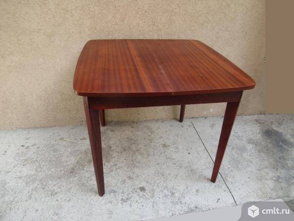 Стол обеденный квадратный раздвижной ссср.. Фото 1.