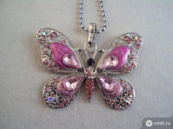 Ожерелье с бабочкой. Фото 2.