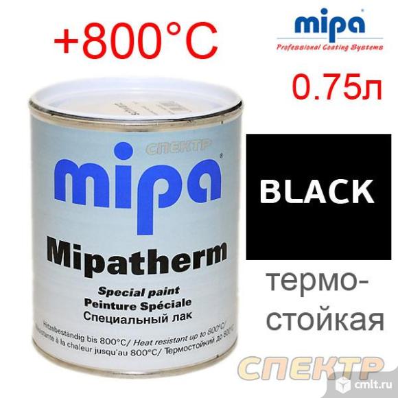 Краска термостойкая MIPA Therm 800°С черная. Фото 1.