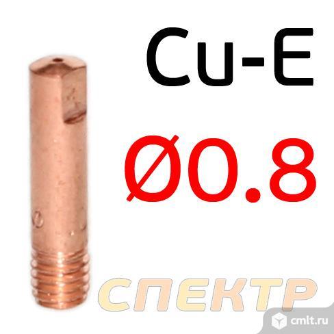 Сварочный наконечник 0,8мм (Cu-E) M6 стандартный. Фото 1.