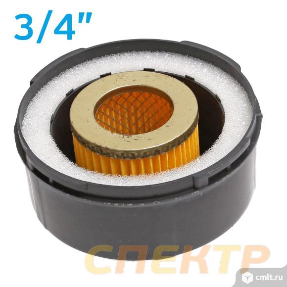 Фильтр воздушный на компрессор 3/4" пластиковый. Фото 2.