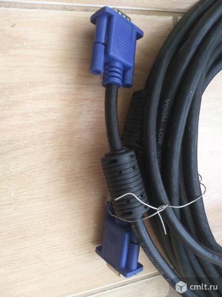 Шнур кабель VGA-VGA  5 и 10 метров. Фото 7.