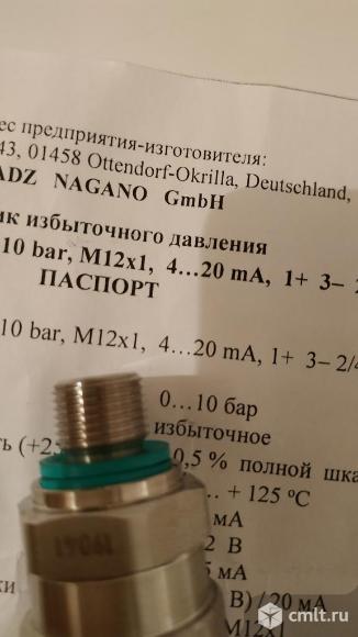 Датчики давления ADZ-Nagano ADZ-SML-10.0 датчик. Фото 8.