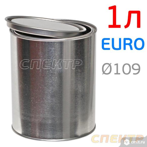 Банка металлическая (1л) EURO без покрытия. Фото 1.
