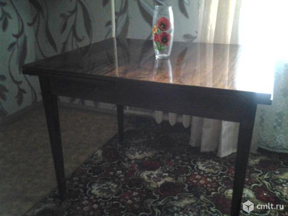 Стол полированный, раздвижной. Фото 1.