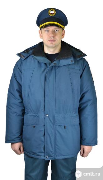 Куртка мужская зимняя МЧС (бушлат) нового образца. Фото 1.
