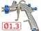 Краскопульт Huberth RP123FLG (1,3мм) с бачком. Фото 1.