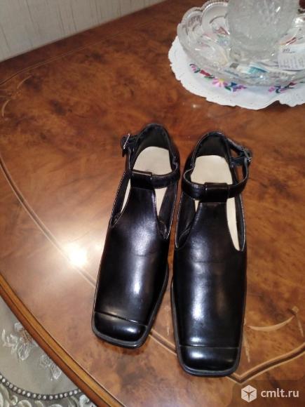 Туфли женские кожаные. Фото 1.