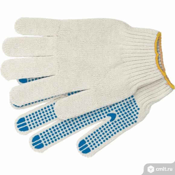 Продам перчатки трикотажные с точечным полимерным покрытием. Фото 1.