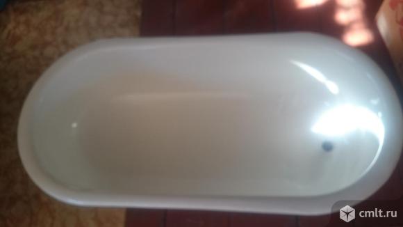 Ванночка детская стальная белая, 88х42 см. Фото 2.