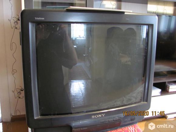Телевизор кинескопный цв. Sony Trinitron KV-2185 (на разбор. Фото 1.