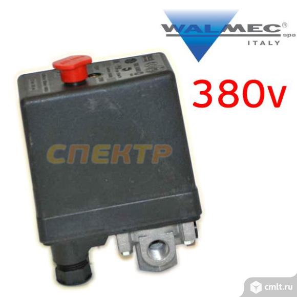 Пневмореле для компрессора 380В Италия (20А) 4 выхода. Фото 1.