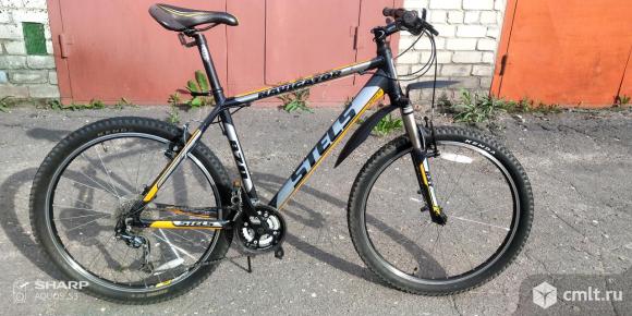 Идеальное состояние stels navigator 870,с переди simano alivio,задний simano deore,тормоз tektro. Фото 7.