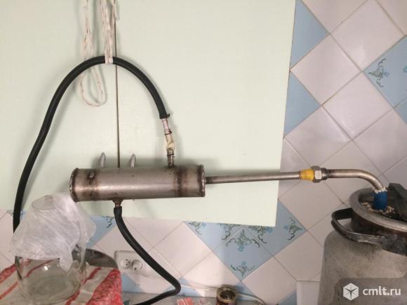 Самогонный аппарат (дистиллятор), нержавейка, самодельный, СССР. + фляга + шланги.. Фото 1.