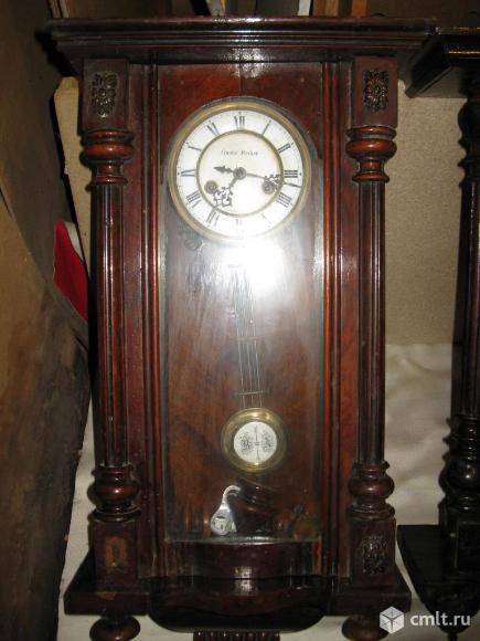 Часы с боем конец 19 века Gustav Becker. Фото 1.