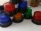 Проблесковые маячки(мигалки) разноцветные светодиодные. Фото 1.