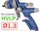 Краскопульт Huberth RP15000GL (1,3мм) HVLP с бачком. Фото 3.