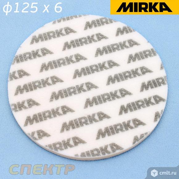 Круг полировальный фетровый на липучке Mirka 125мм. Фото 2.