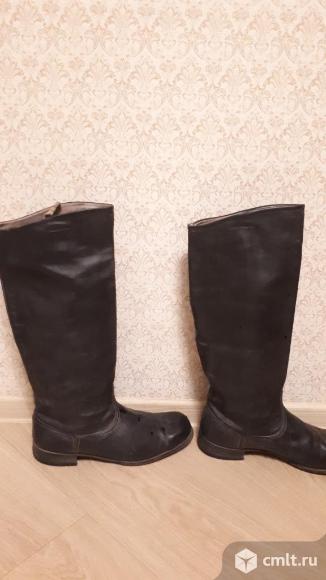 Сапоги хромовые, офицерские 45р. Фото 1.