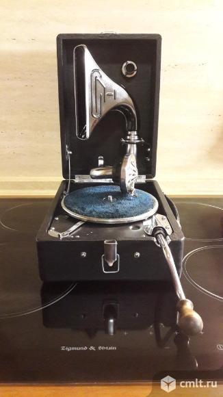 Патефон "Северный пресс".Чёрный.Здоровский.. Фото 1.