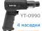 Зубило пневматическое ударное YT-0990 в наборе. Фото 1.