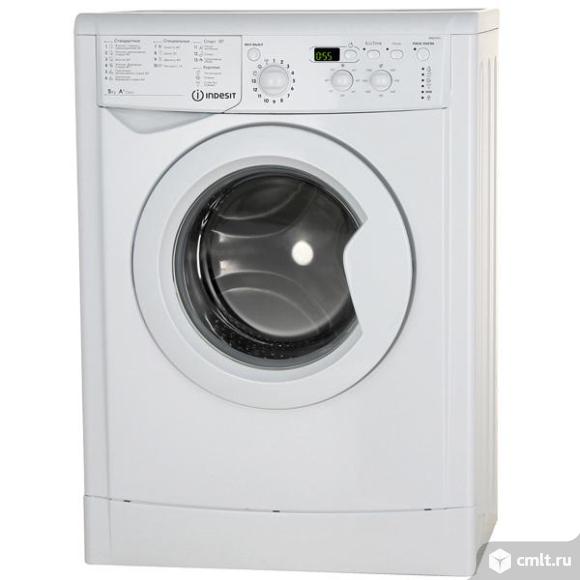 Новая гарантия стиральная машина узкая Indesit iwsd 51051 CIS. Фото 1.