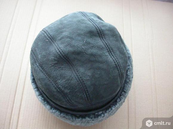 Шапка зимняя для девочки, натур. мех и кожа, новая, 800 р. Фото 2.