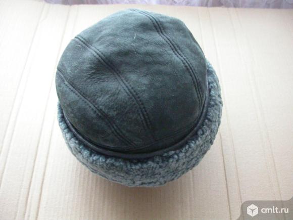 Шапка зимняя для девочки, натур. мех и кожа, новая, 800 р. Фото 1.
