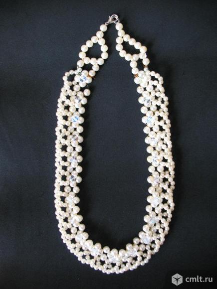 Колье чешское стекло
