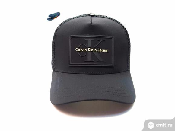 Бейсболка кепка Calvin Klein Jeans (черный) сетка. Фото 9.