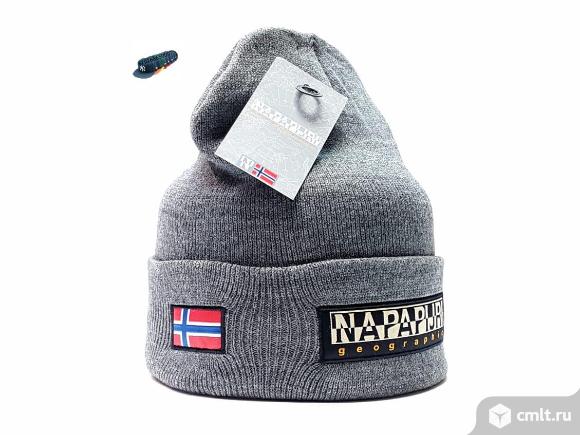 Шапка Napapijri Geographic (серый). Фото 9.
