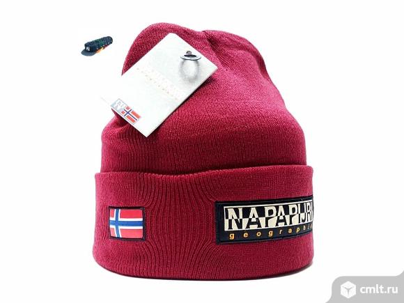 Шапка Napapijri Geographic (бордовый). Фото 9.