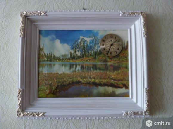 Картина с часами. Фото 1.