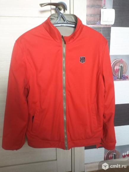 Ветровка мужская 2-х сторонняя осеннее весенняя теплая 46-48. Фото 1.