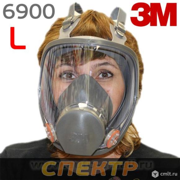 Полнолицевая маска 3M серии 6000 размер L. Фото 1.