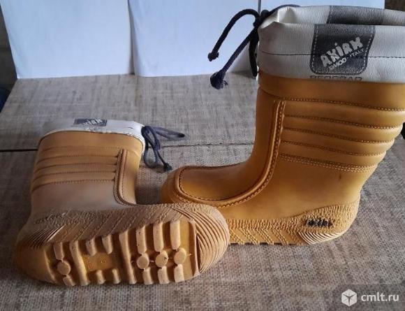 Продаю детские импортные резиновые утепленные сапоги. Фото 2.