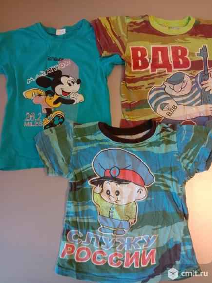 Футболки на 3-4 года. Фото 1.