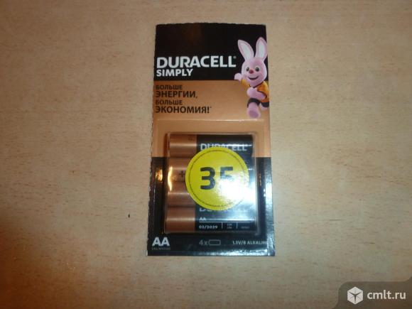 Батарейки Duracell Simply 4 шт.. Фото 1.
